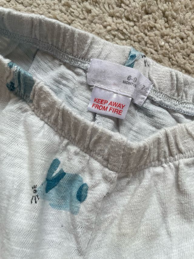 Pantalón bebé conejos - 6-9 meses Zara