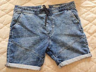 Shorts Pull&Bear - Azul - Talla L