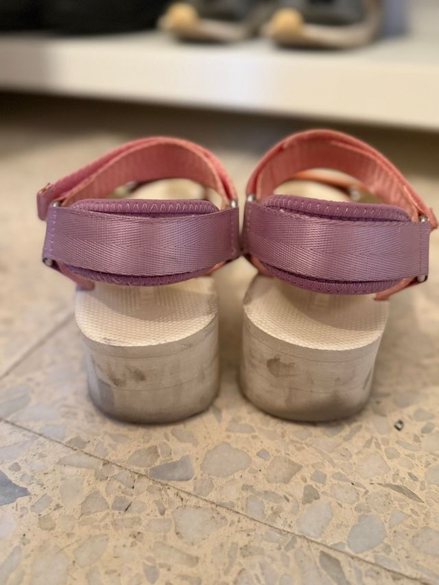 Sandalias plataforma multicolor