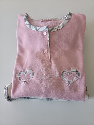 Pigiama NotteStella rosa e grigio