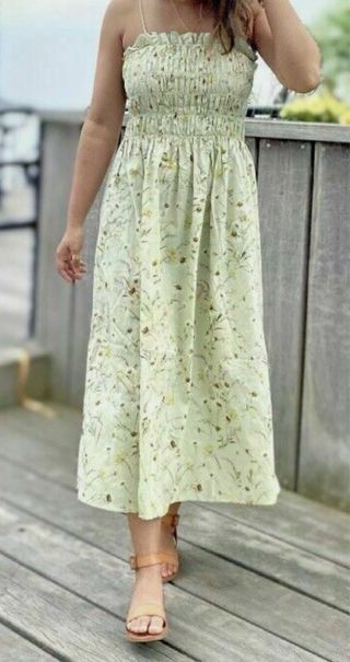 H&M vestido palabra de honor nuevo CON ETIQUETA