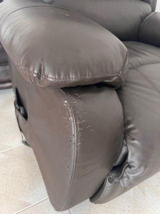 Sillón Relax ECODE Piel Marrón