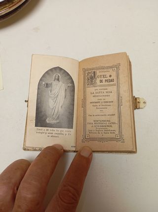 Libro Litúrgico de Santa Sede, oyel de piedad-1906