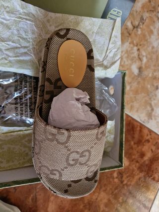 Sandalias Hermès talla 37 - Rosa
