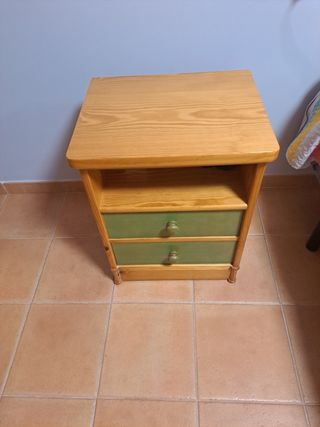 Mueble infantil madera - 2 cajones