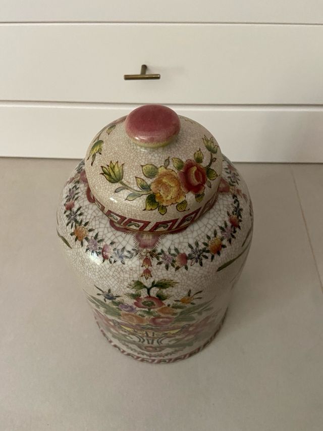 Jarrón chino porcelana - Urna