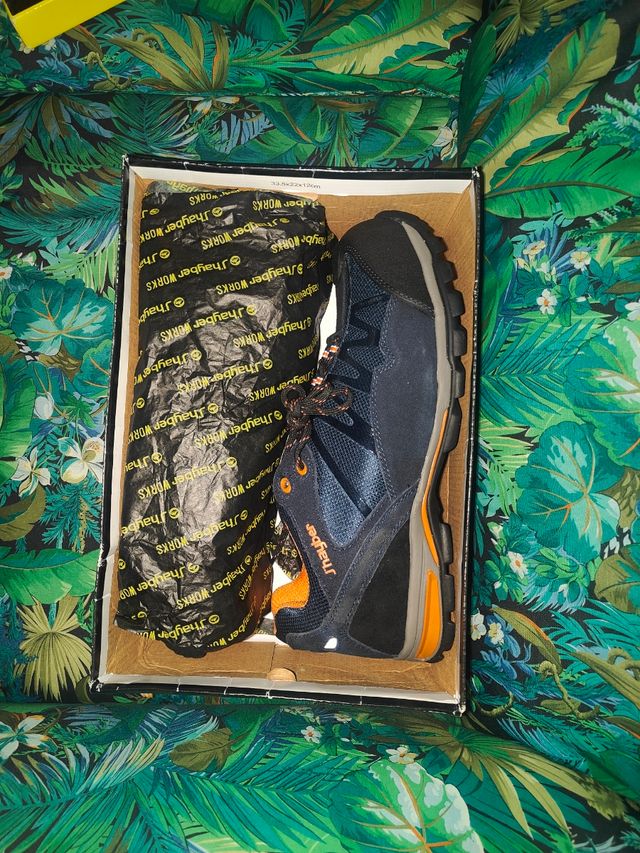 Zapatos seguridad Jhayber - negros y azules