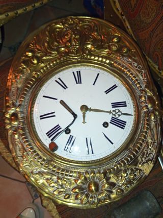Reloj antiguo dorado original del S. XID