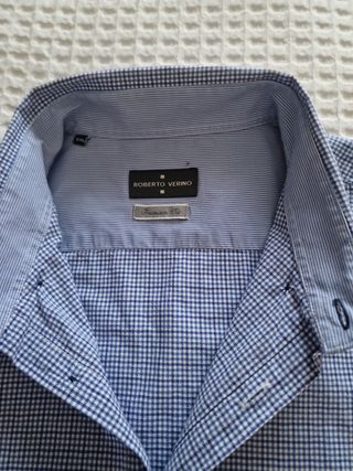 Camisa Roberto Verino XXL - Azul