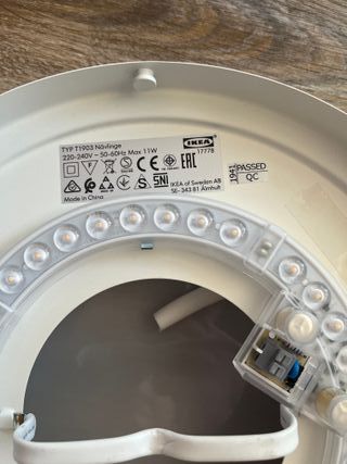Lampara techo Ikea - Blanca