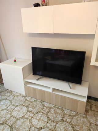 Mueble TV blanco - Salón