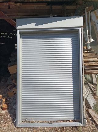 Ventana aluminio corredera y persiana