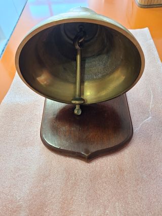 Campana bronce náutica vintage
