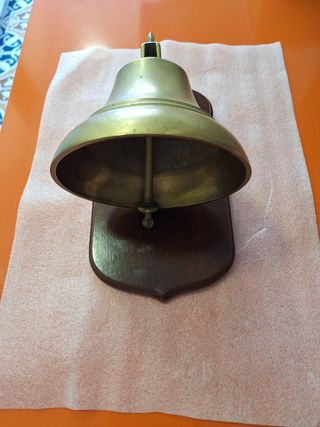 Campana bronce náutica vintage