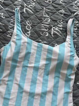 Bañador rayas turquesa blanco Koala Bay XS