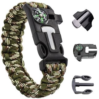 Pulsera Tactica de Supervicencia Camping Montaña