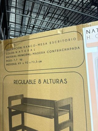 Escritorio infantil madera | Banco niños