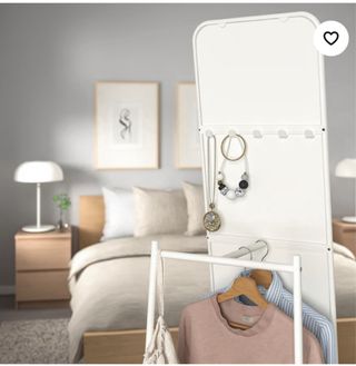 Espejo completo IKEA blanco medidas 48 x 1’60