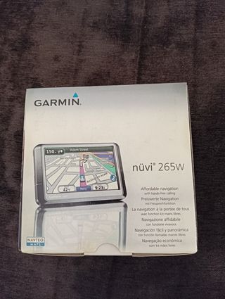 Navegador GPS Garmin nüvi 265w sin estrenar