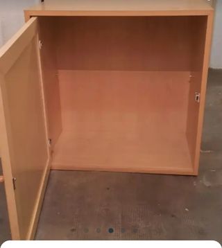 Armario mimbre madera 70x70x38cm