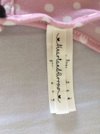 Mono lunares rosa niña 122cm