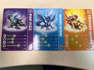 Skylanders Giants - 3 cartas