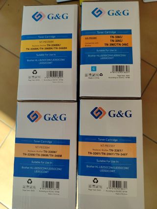 4 Toners G&G Brother TN320 TN325