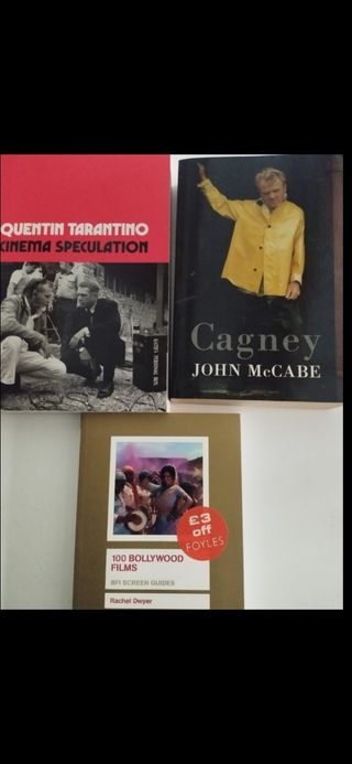 Libros Cine: Tarantino, Cagney, Bollywood