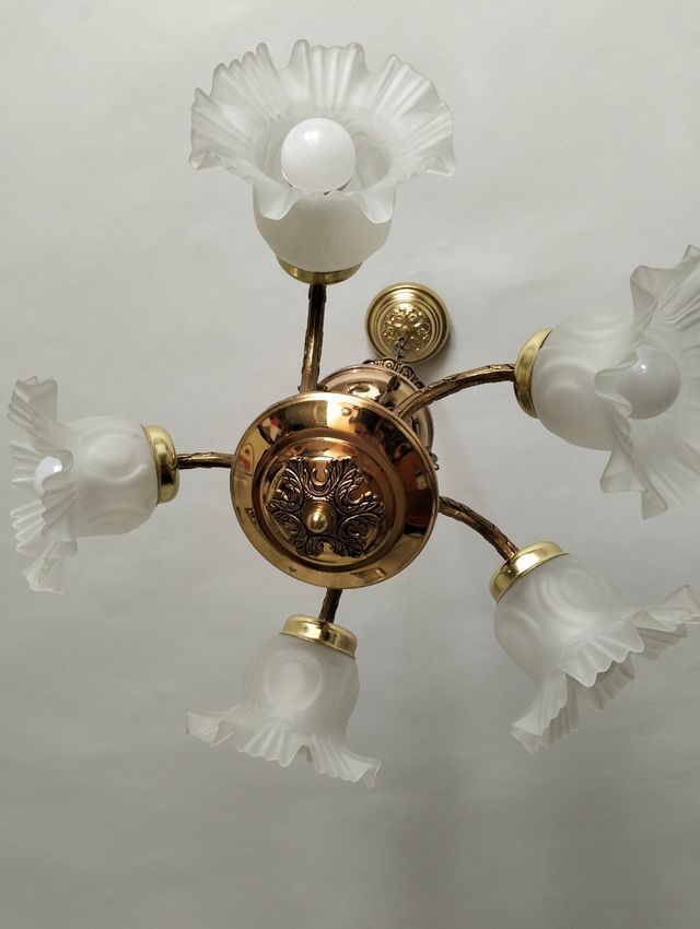 Lámpara vintage 5 luces