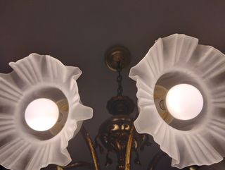 Lámpara vintage 5 luces