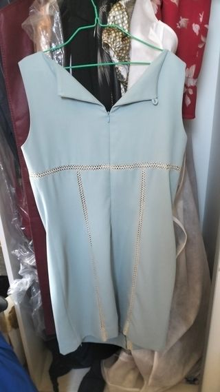 Vestido Paco Puriau azul L