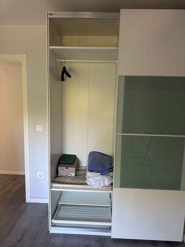 Armario 2 puertas correderas blanco