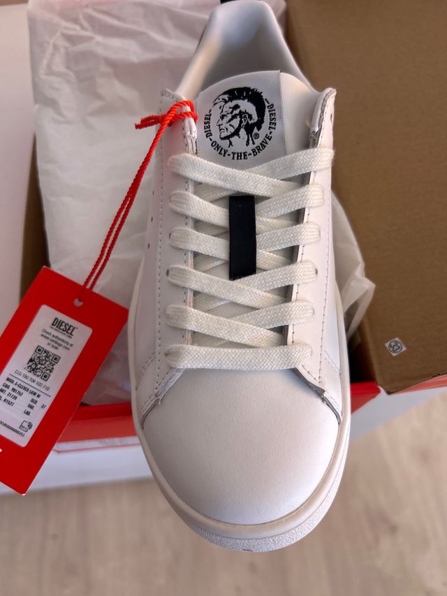 Zapatillas Diesel blancas, talla 37