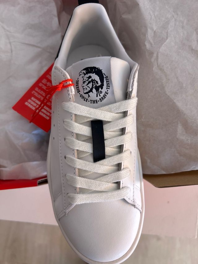 Zapatillas Diesel blancas, talla 37