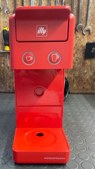 Macchina caffè Illy Iperespresso rossa