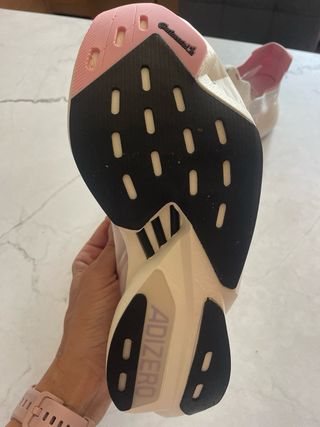 Adidas Adizero Mujer - Zapatillas Rosa/Blancas 