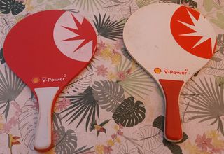 Due racchettoni Shell V-Power senza pallina