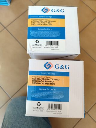 Tóner G&G HP CC531A/CC533A
