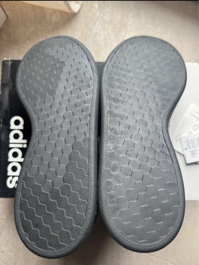 Adidas Grand Court - Scarpe nere e argento