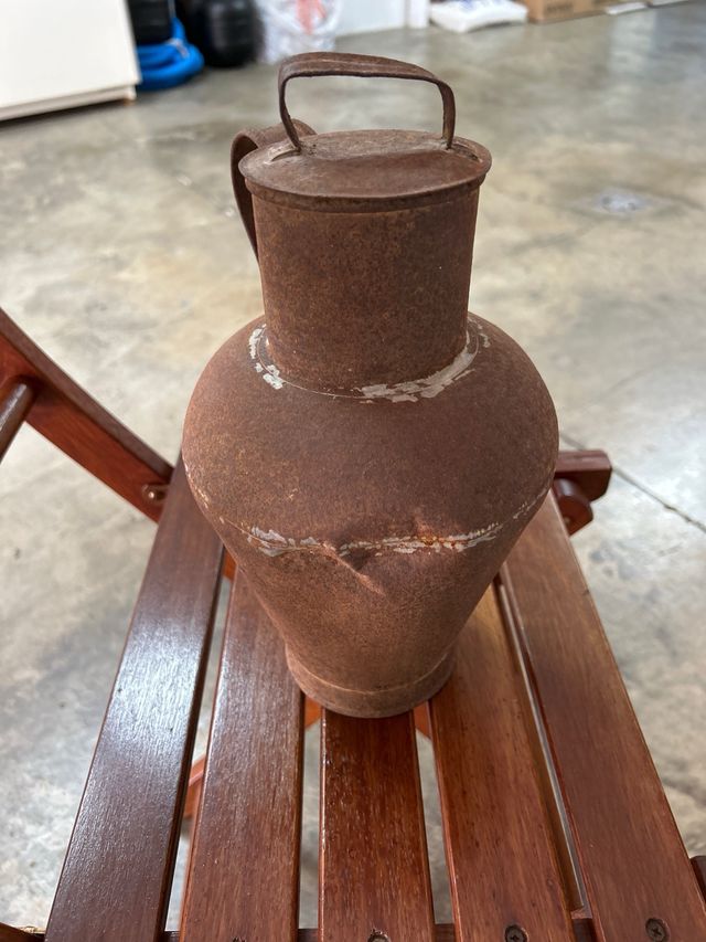 Tinaja Metálica Antigua 29cm