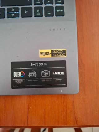 Portatile Acer Swift Go 16 Grigio