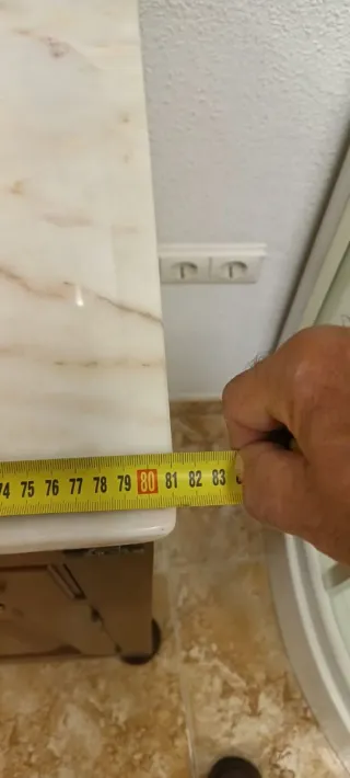 Mueble baño rústico con lavabo