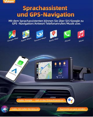 Pantalla Coche Volam - Navegación & Asistente.