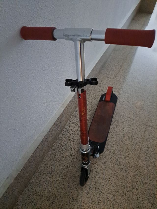 Patinete práctico,Oxelo Mid 1 rojo