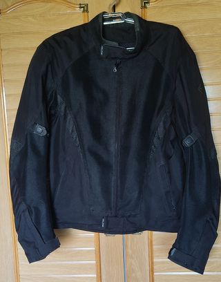 Cazadora moto cordura negra