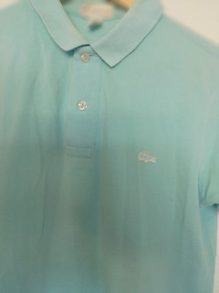 Polo Lacoste turquesa