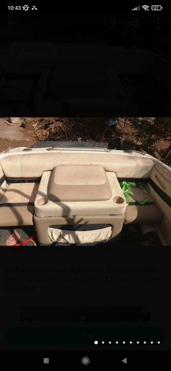 Bayliner Capri 2052 LS motor averiado con remolque