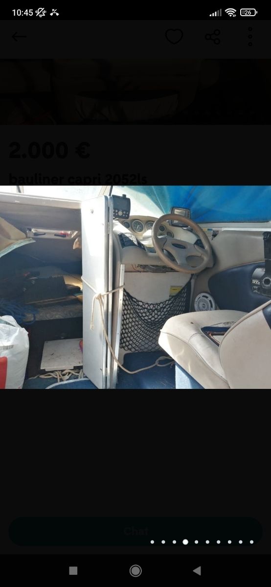 Bayliner Capri 2052 LS motor averiado con remolque