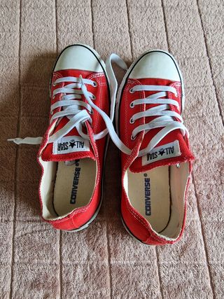 Converse All Star rosse donna