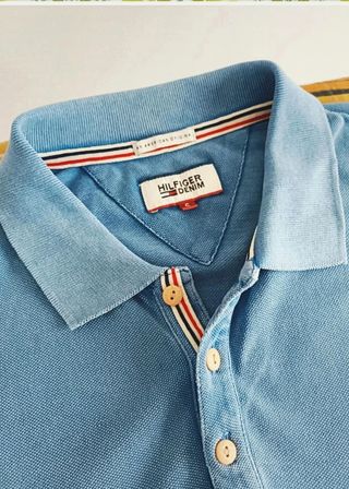 Polo Tommy Hilfiger azul, talla M
